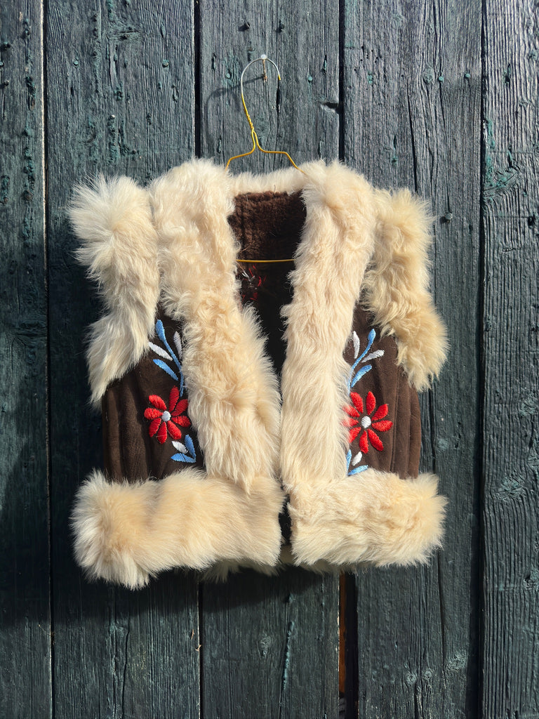 Sheepskin Kids Waistcoat Maarib