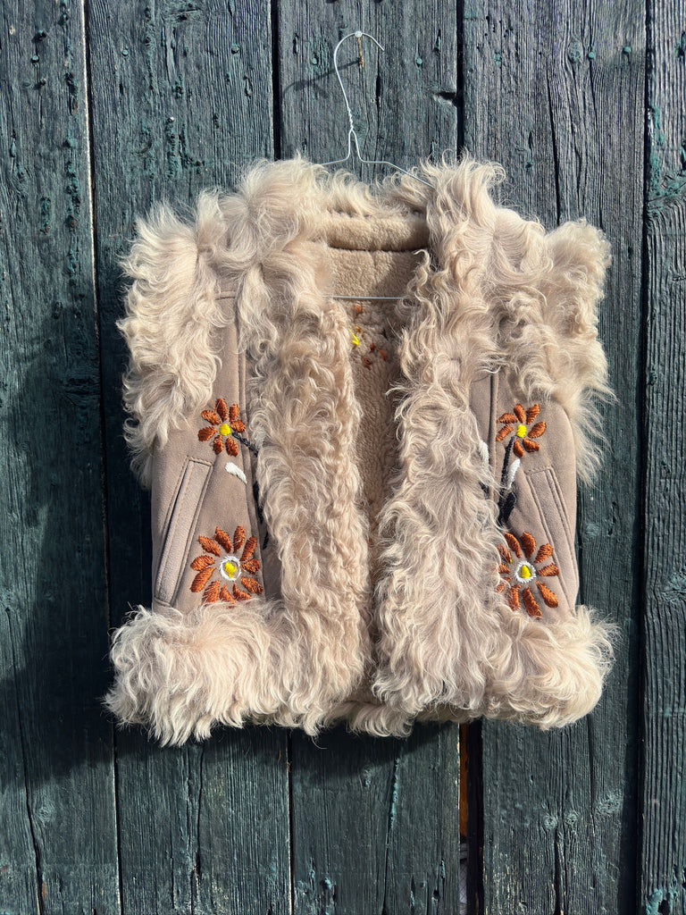 Sheepskin Kids Waistcoat Maajida