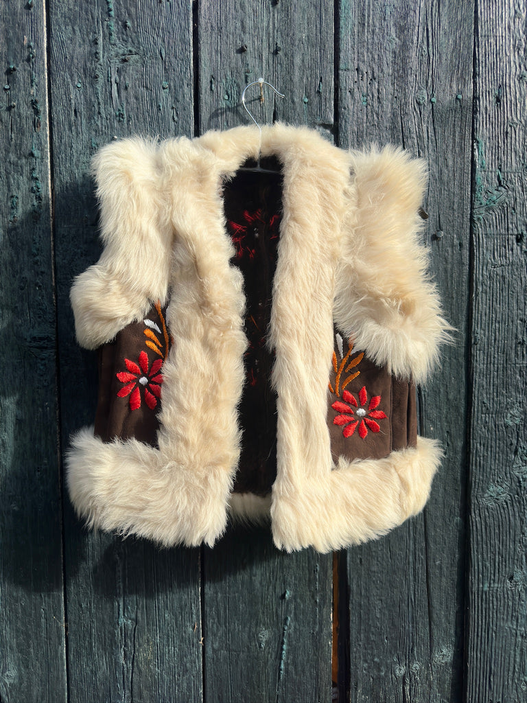 Sheepskin Kids Waistcoat Maasma