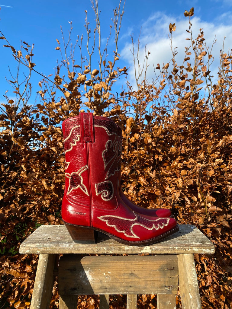 Western Boots Red- Deadstock