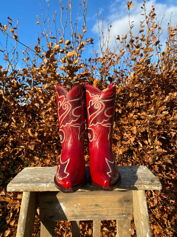 Western Boots Red- Deadstock