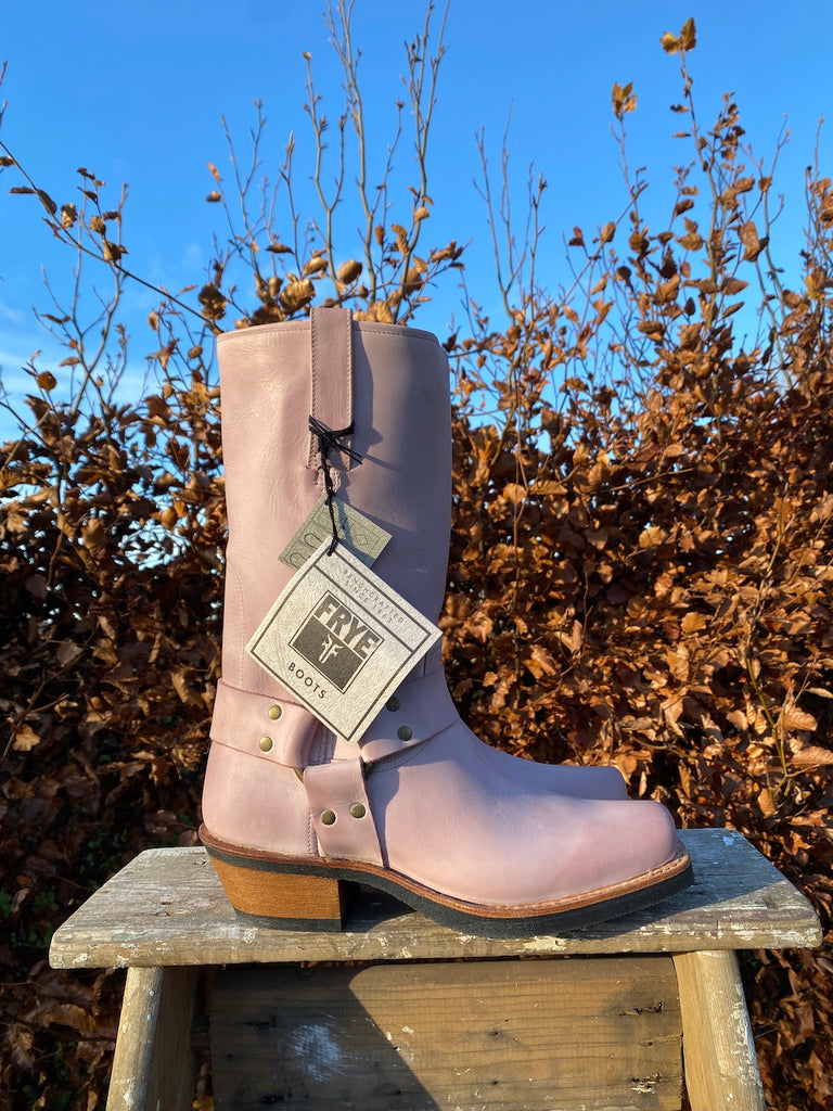 Frye Harness Boots Pink -  Deadstock