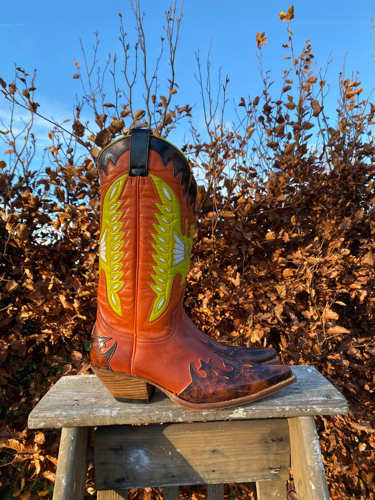 Brown Western Eagle Boots -  Deadstock