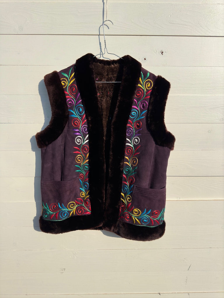 Afghan Sheepskin Waistcoat Fazal