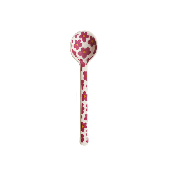 Spoon With Purple Flowers