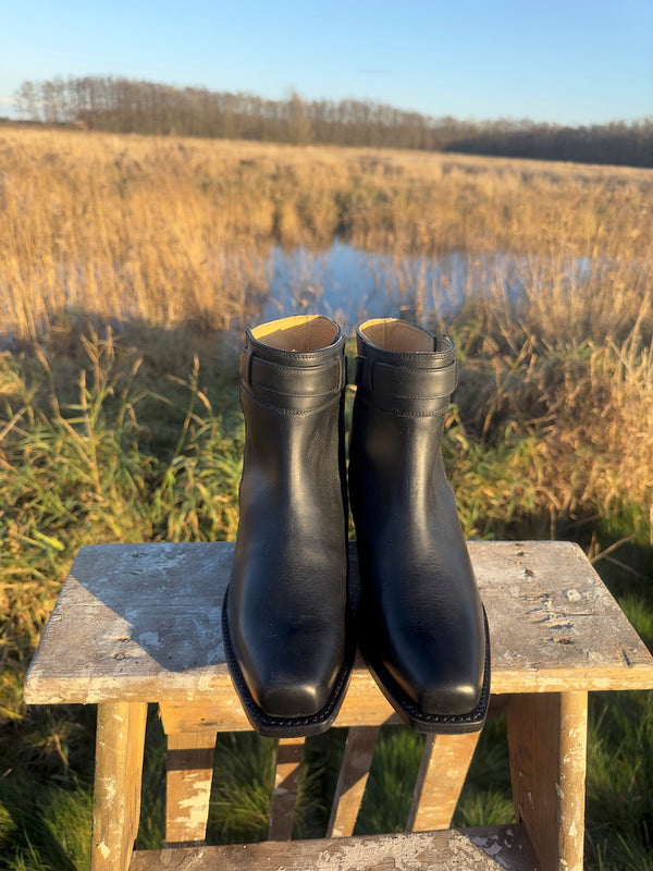 Black Ankle Buckle Boots - Limited Edition