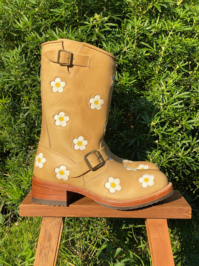 Biker Flower Boots - Deadstock