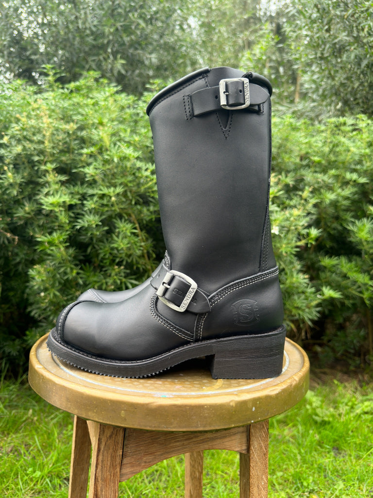 Long shops biker boots