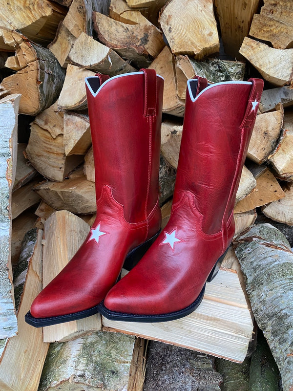 Western Star Boots Red