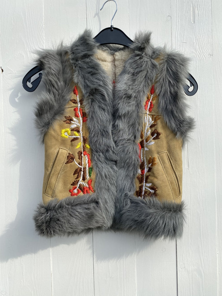 Sheepskin Kids Waistcoat Najilah