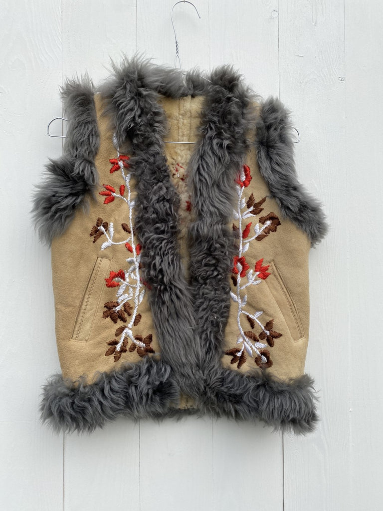 Sheepskin Kids Waistcoat Tasnien