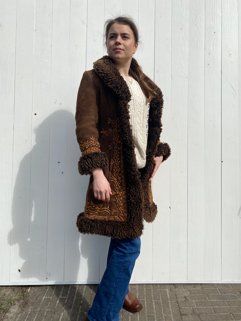 Afghan Sheepskin Coat Chaghama