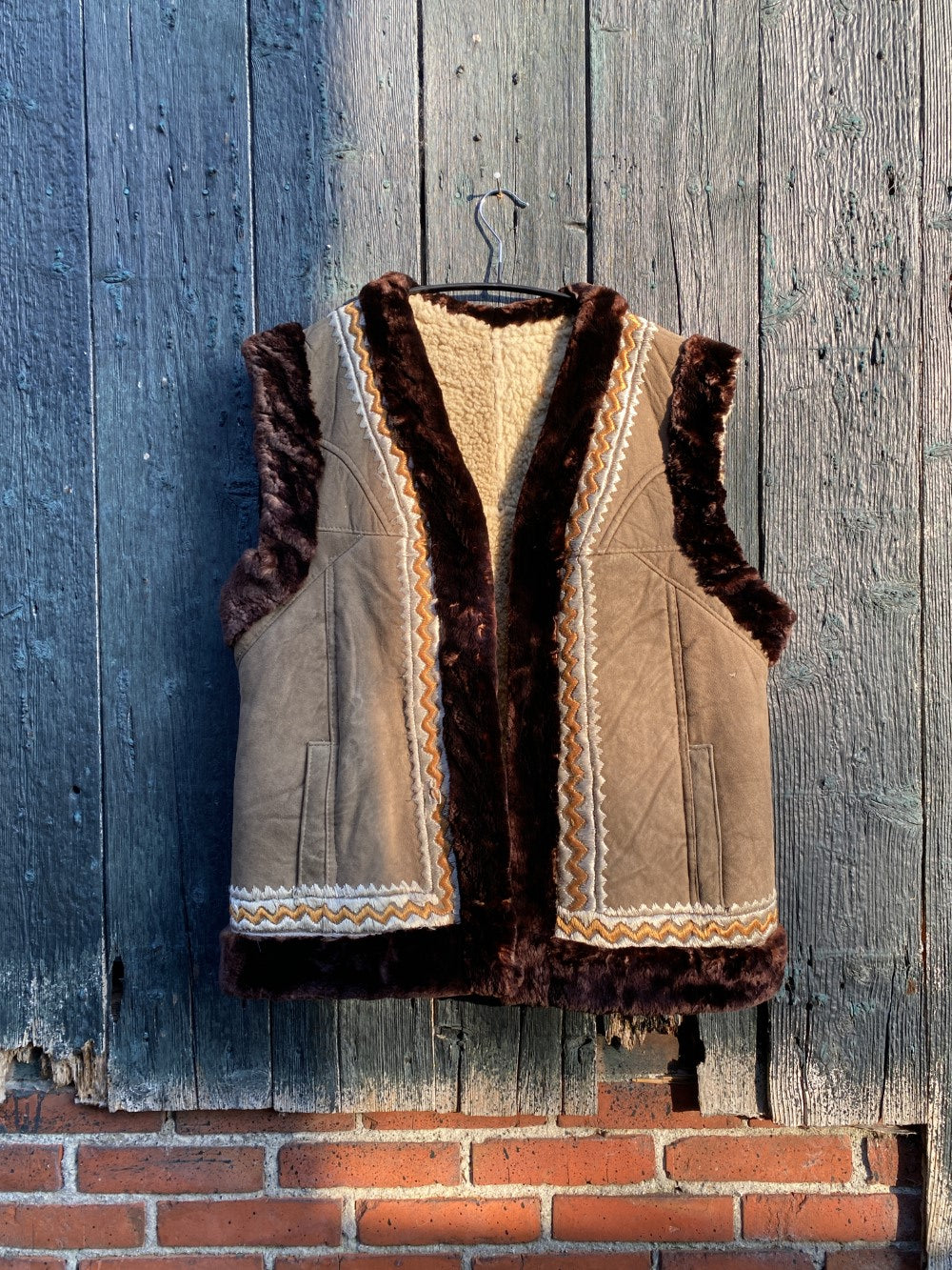 Sheepskin waistcoat shop