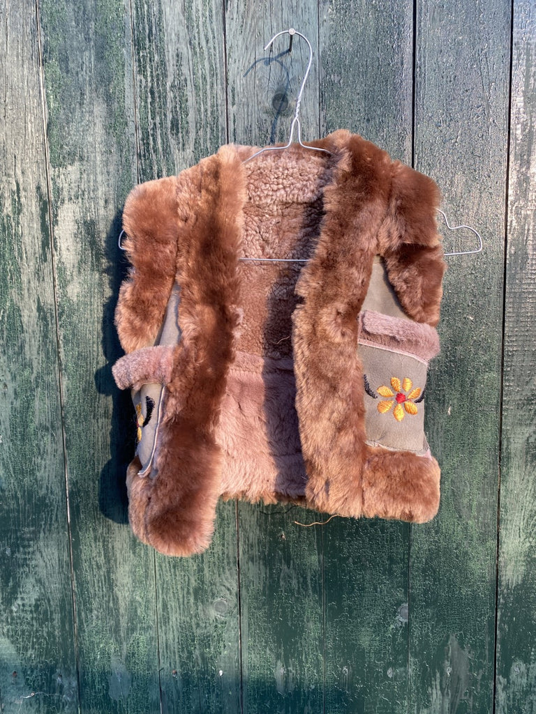 Sheepskin Kids Waistcoat Melek