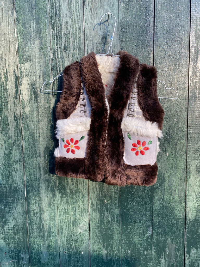 Sheepskin Kids Waistcoat Samir