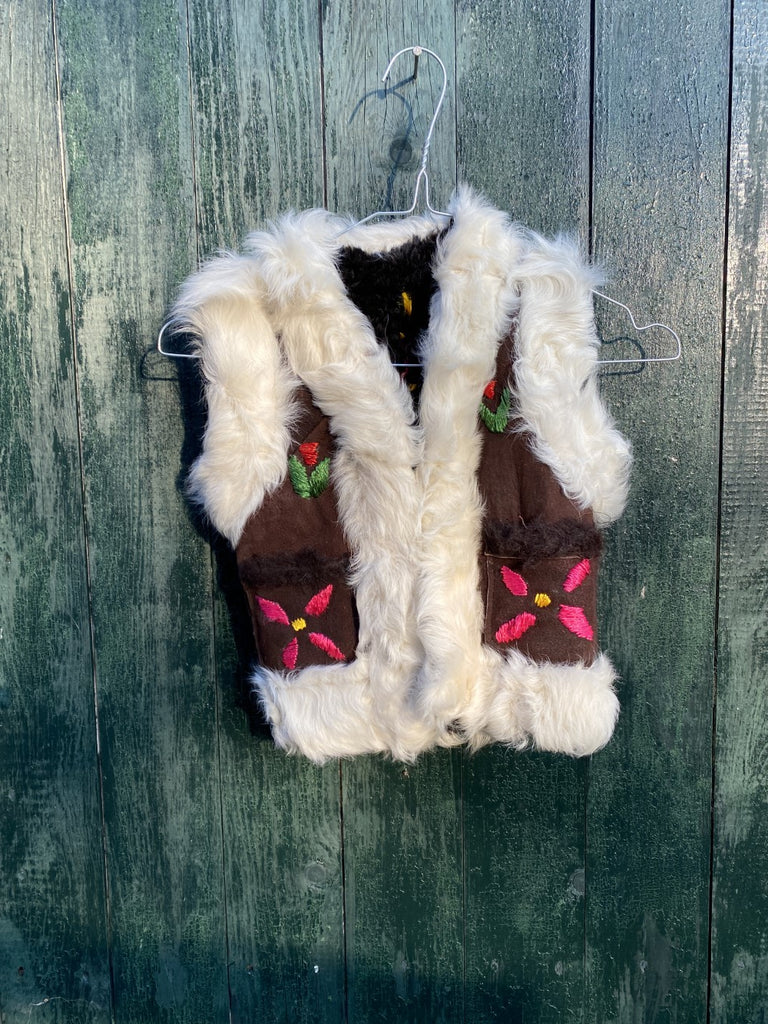 Sheepskin Kids Waistcoat Asma