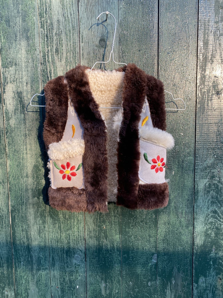 Sheepskin Kids Waistcoat Nawal