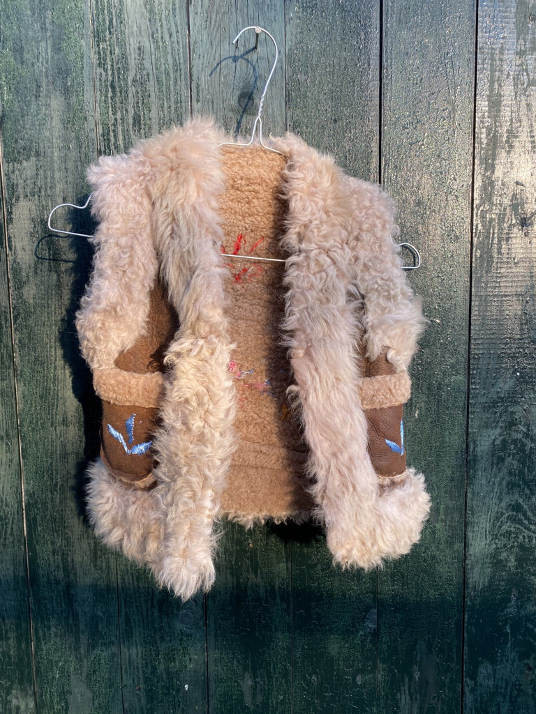 Sheepskin Kids Waistcoat Mo