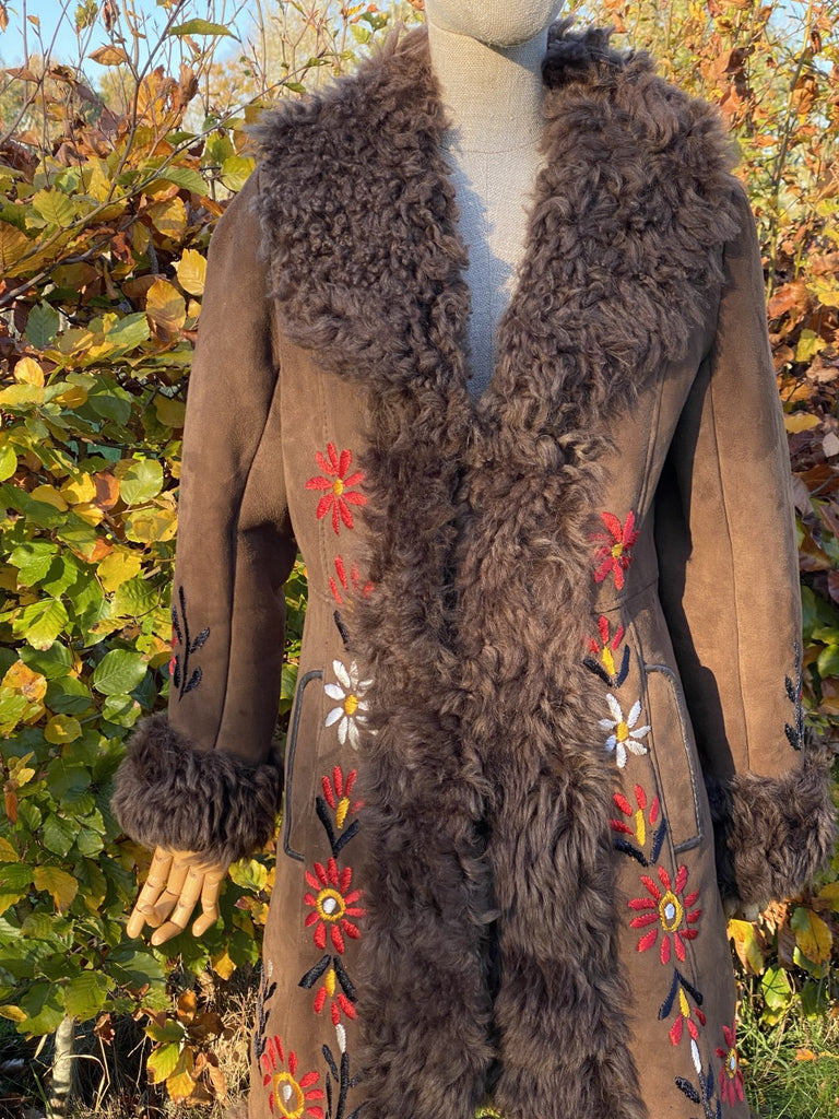 Afghan Sheepskin Coat Seyma Dandelie