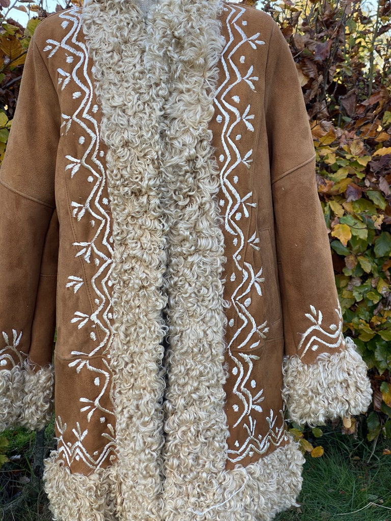 Afghan Sheepskin Coat Nayley Dandelie