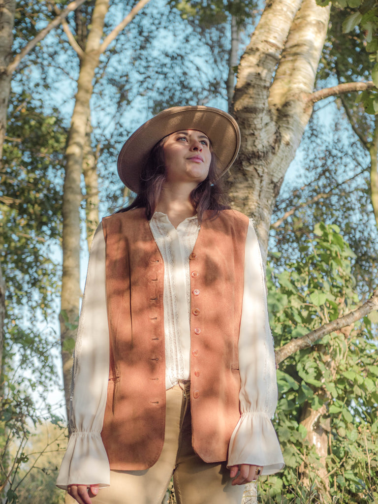 Suede Waistcoat