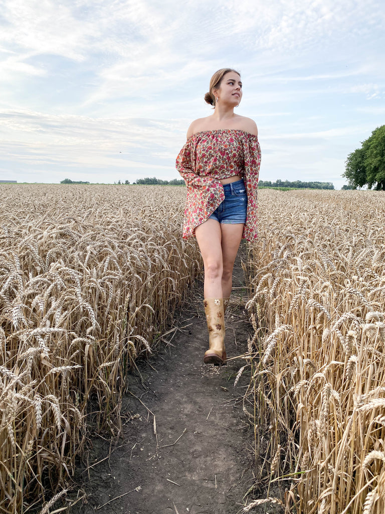 Off-shoulder top Blossom