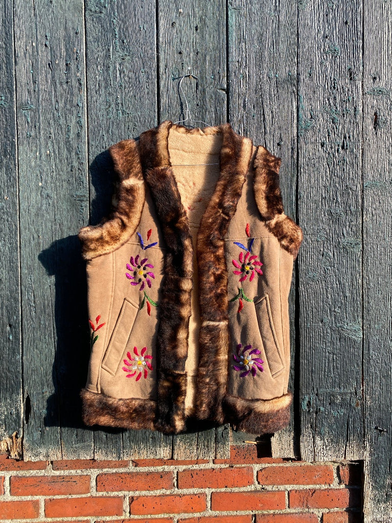 Afghan Sheepskin Waistcoat Imane