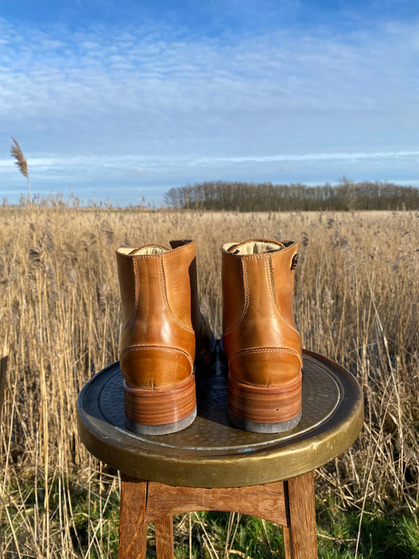 Men Work Boots Tan